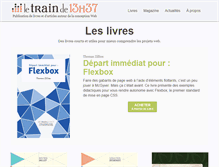 Tablet Screenshot of letrainde13h37.fr